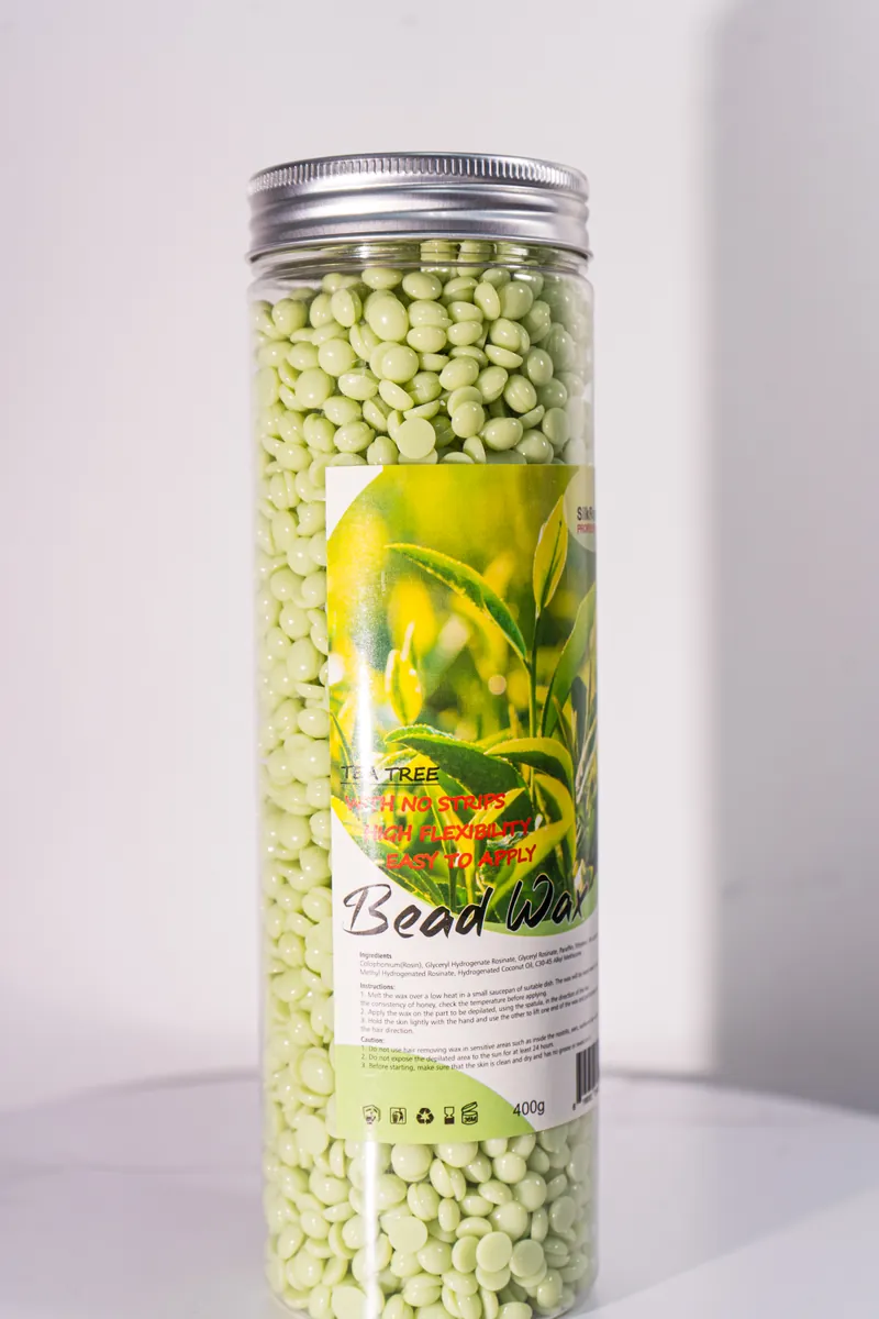 Silk Roma Bead Wax Tea Tree 400g